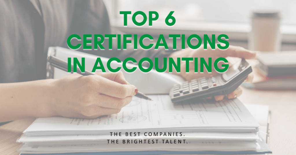 Top 6 Certifications In Accounting - NCW